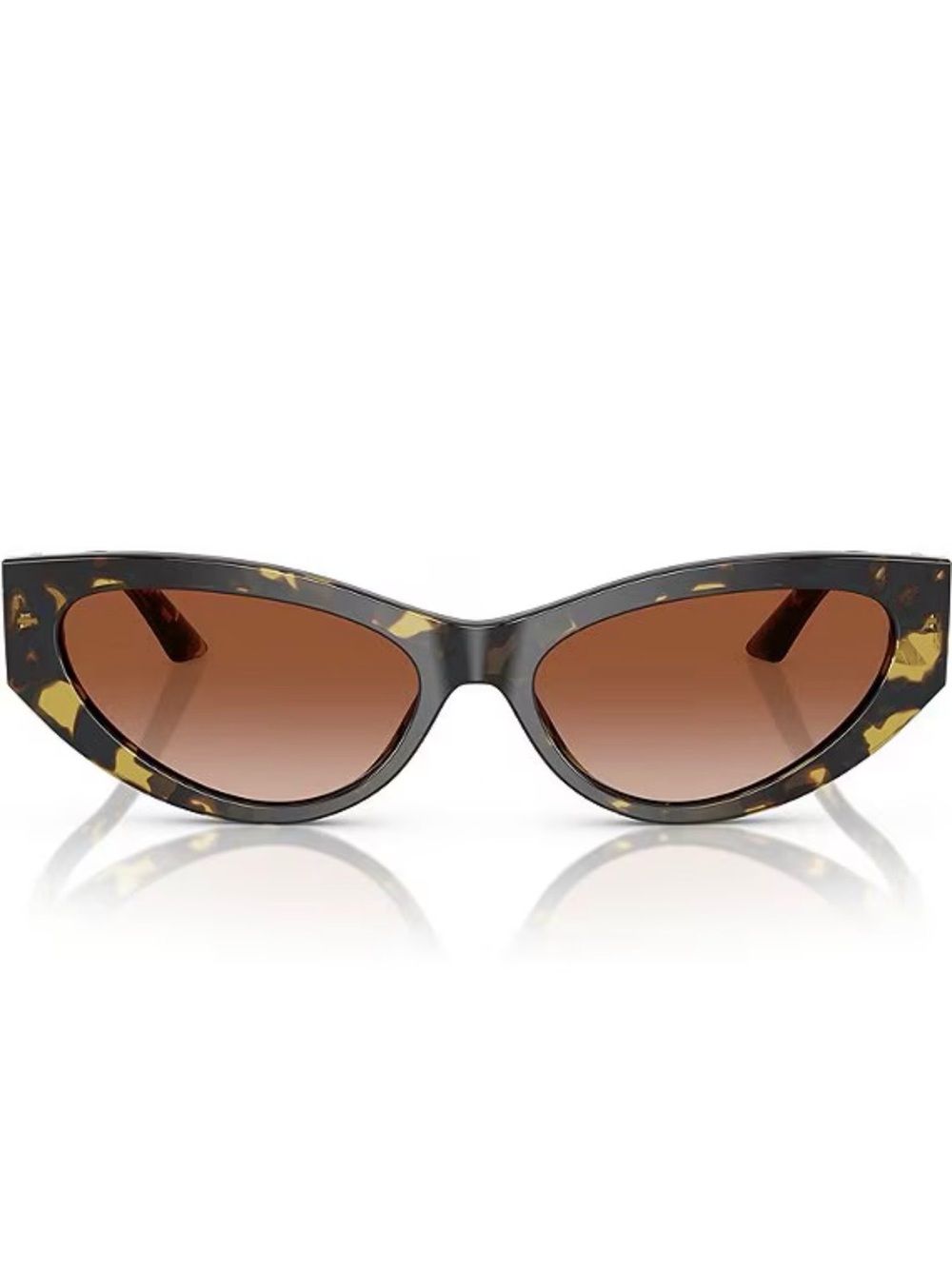 Versace Women’s Tortoiseshell Cat-Eye Sunglasses VE4470B 56/16/140 - Picture 2 of 6